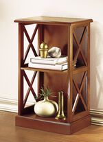 Gedeeltelijk massieve plank met decoratieve dwarsbalken 