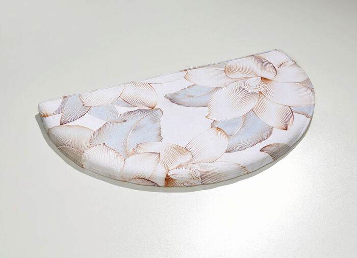 Dromerig zachte badkamerset met lintrand VEELKLEURIG