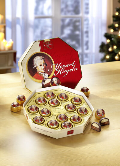 Mozart-ballen van Confiserie Heindl, Wenen 