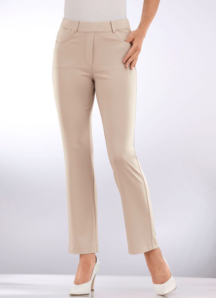 Broek met aantrekkelijke beenwijdte 