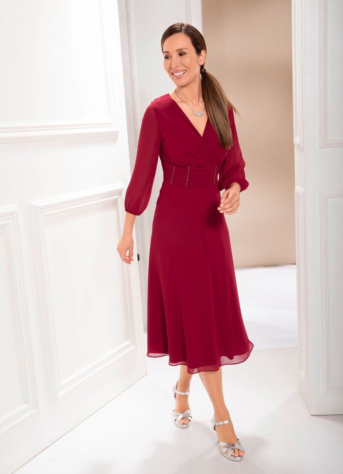 Jurk met sprankelende kralen 