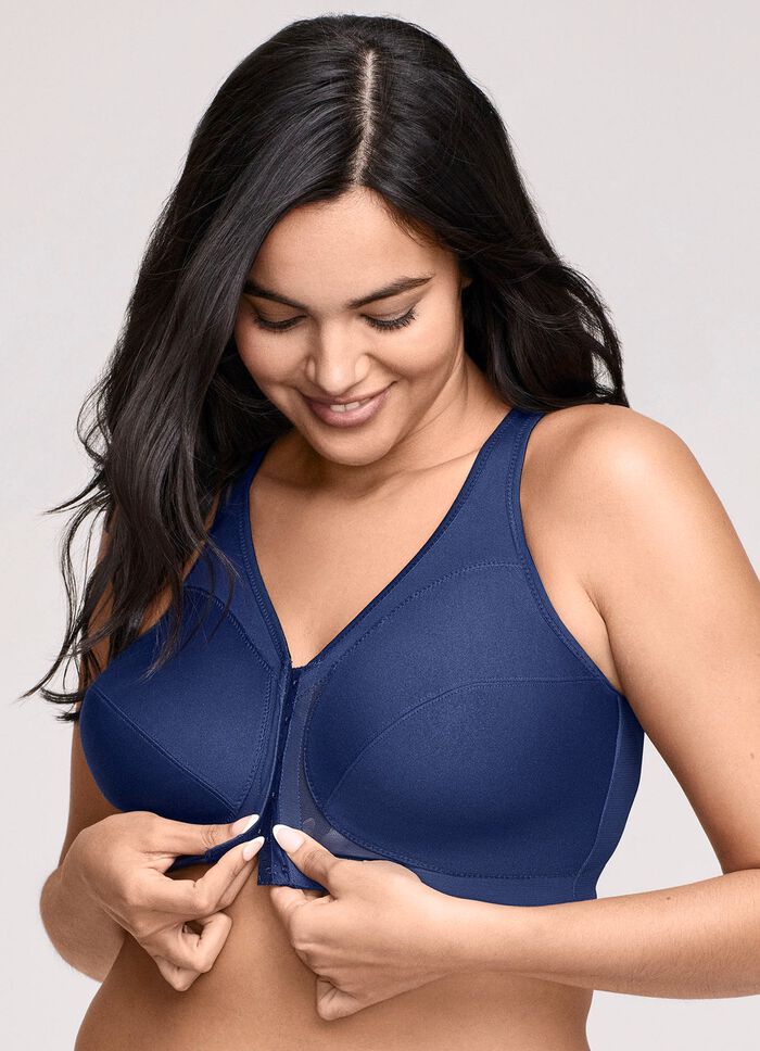 Glamorise steunbeha met sluiting aan de voorkant MARINE