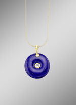 Kettinghanger met lazuursteen 