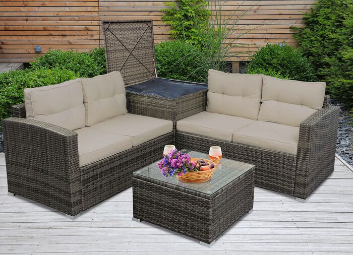 Hoeklounge Bonn met kussensloop 