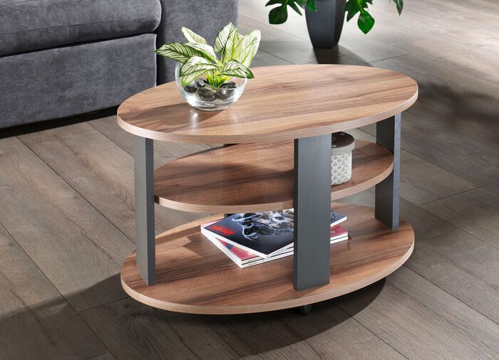 Salontafel op wielen 