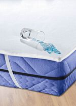 Kookbestendige matrasbeschermer met katoenen badstof hoes 