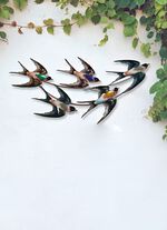 metalen muurschildering 