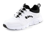 ELENA EDEN sneakers met uitneembaar MemoSoft voetbed WEISS-SCHWARZ