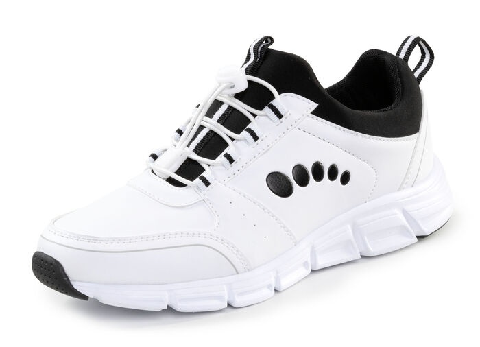 ELENA EDEN sneakers met uitneembaar MemoSoft voetbed WEISS-SCHWARZ
