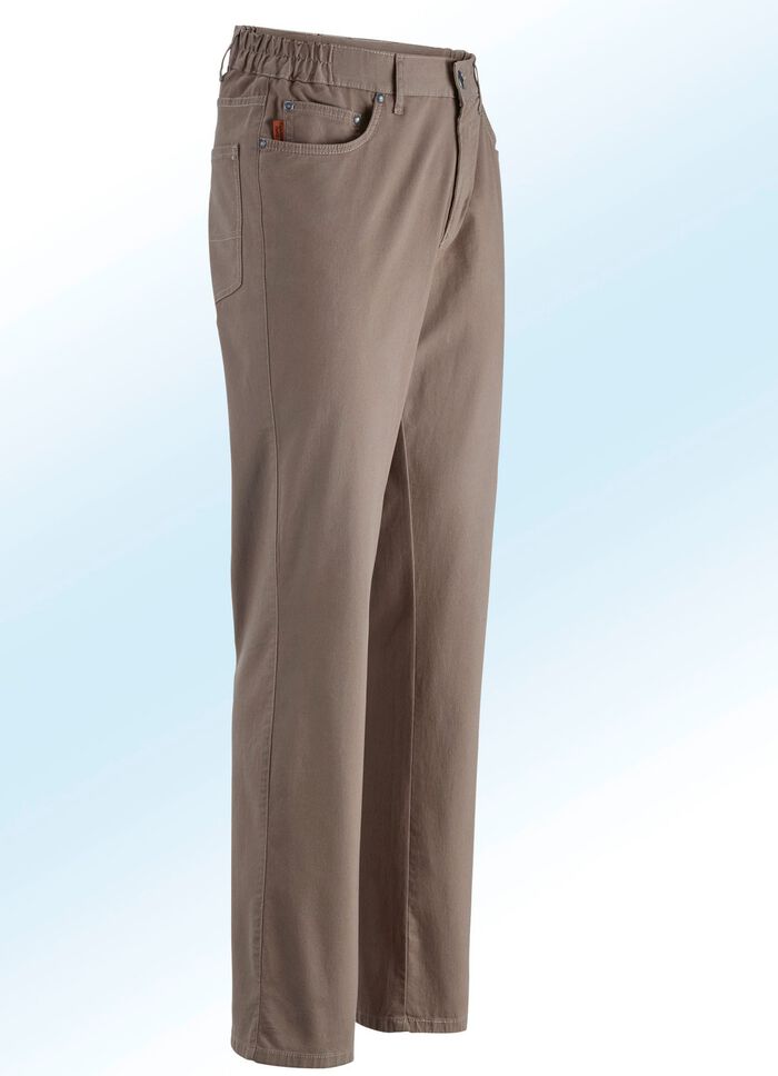 'Francesco Botti' broek, in 4 kleuren TAUPE