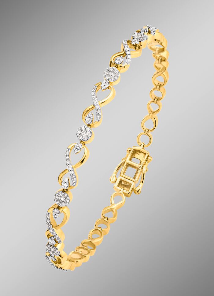 Armband met 115 diamanten 