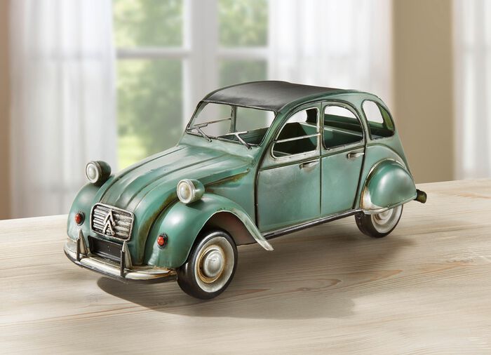 Verzamelmodel Citroen 2CV van plaatstaal 
