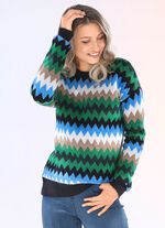 trui in jacquardmotief 