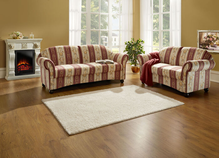 Gestoffeerd meubel met een veerkern die overal in de kamer geplaatst kan worden ROOD