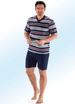 Shortama&lsquo;s, pak van twee, met V-hals en borstzakje 