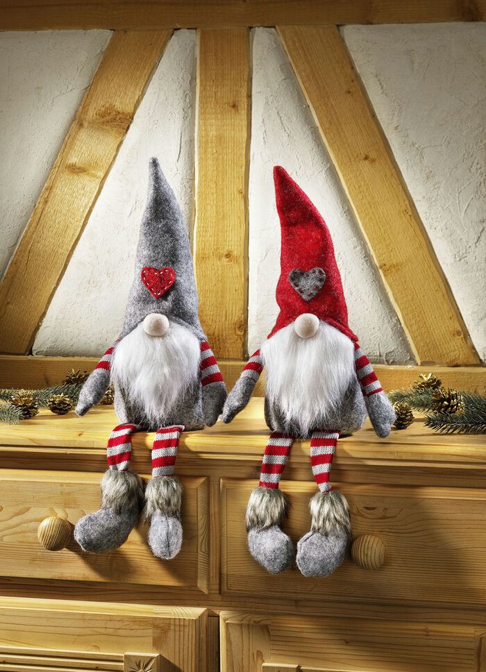 Beeldje voor op de rand van de kast, set van 2 