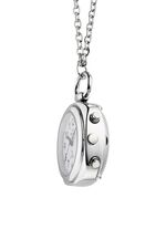 Radiogestuurde hangklok met spreektijdaankondiging met &eacute;&eacute;n druk op de knop 