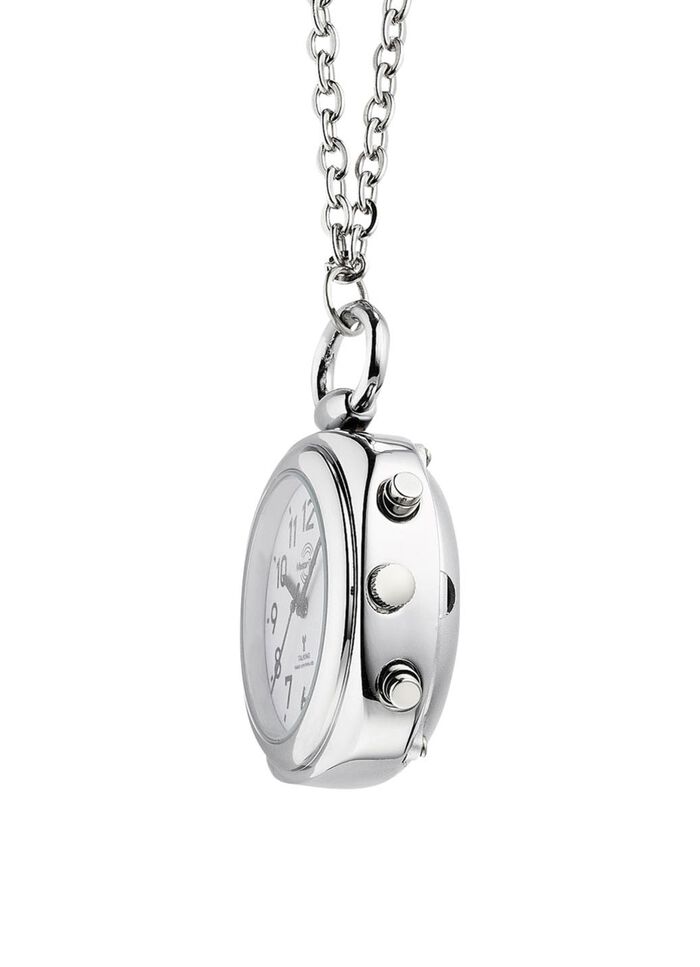 Radiogestuurde hangklok met spreektijdaankondiging met &eacute;&eacute;n druk op de knop 