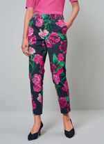 Broek met kleurrijke print 