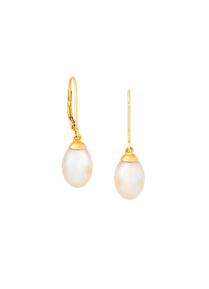 Tijdloze oorbellen met zoetwaterkweekparels 