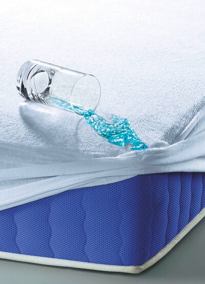 Sterk ademende, antibacteri&euml;le incontinentie hoeslakens 