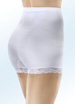 Set van drie slipjes met elastische kant aan de beenboorden 