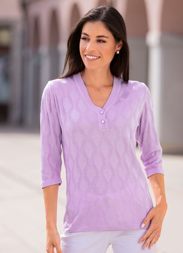 Trui met een glinsterende glans 