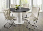 Trendy eetkamerstoelen set van 2 CRÈME
