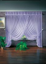 Sluier-gordijnen-set LILA