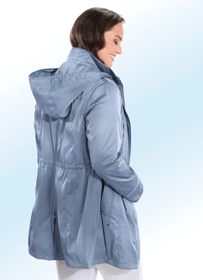 Jas in 2 kleuren met verborgen printerbalk 