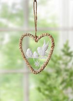 Charmante hartvormige wandhanger 