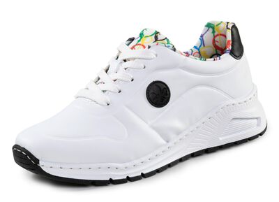 Rieker, stijlvolle damessneakers, breedte H, met uitneembaar voetbed 