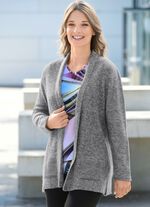 Vest met rijstkorrelstructuur 