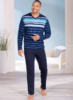 hajo Klimalight pyjama met V-hals en open uiteinden 