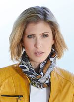 Sjaal met reptieldessin 