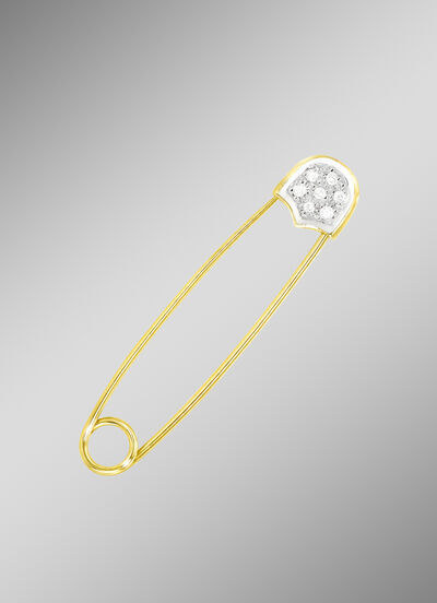 Broche met briljanten 