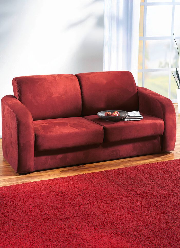 Functionele bank met onderhoudsvriendelijk microvezelbekledingsmateriaal BORDEAUX