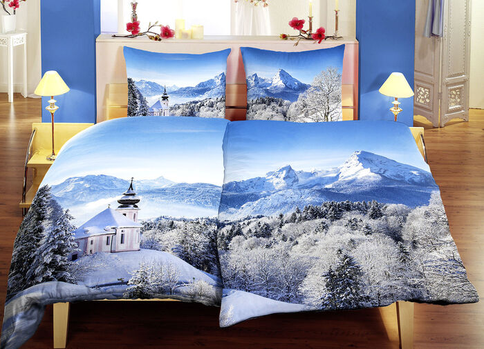 Partnerbeddengoed van flanel 