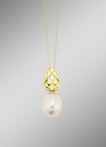 Kettinghanger met zoetwater-cultiv&eacute;parel 