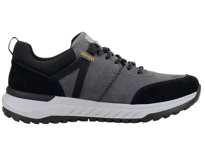 Rieker sneakers met vetersluiting BRUIN-ZWART