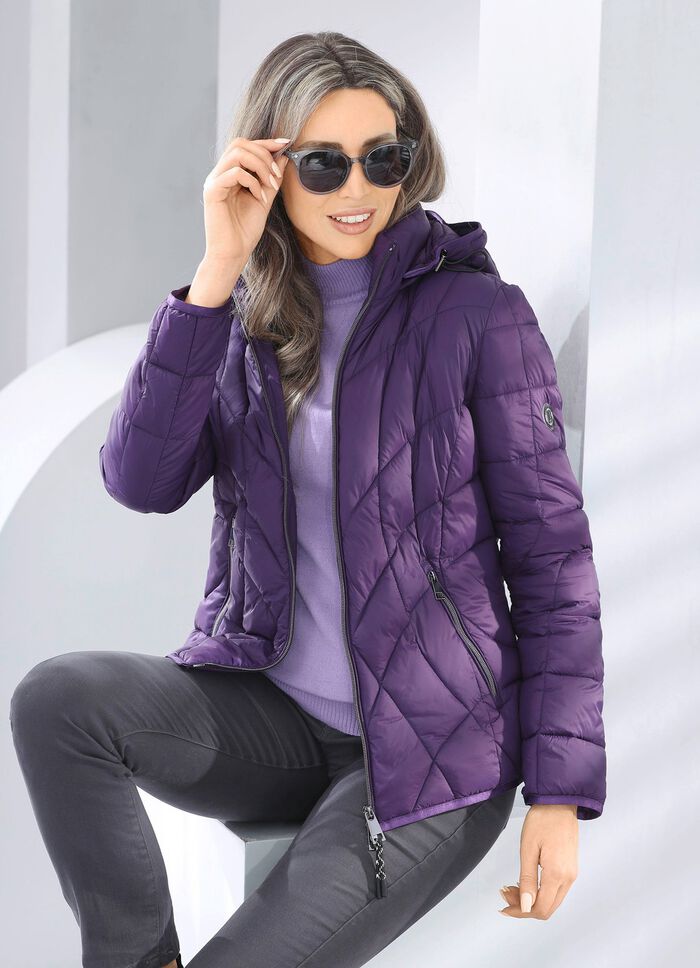 Jas met afneembare capuchon 