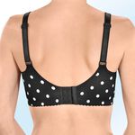 Zwarte bh met witte stippen 