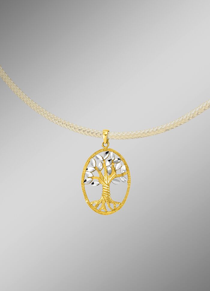 Mooie boomhanger in tweekleurig 