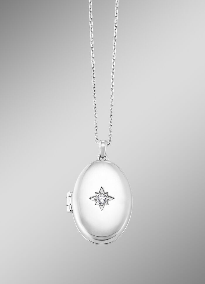 Medaillon met ankerketting 