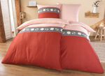 Beddengoedset met ritssluiting ROOD
