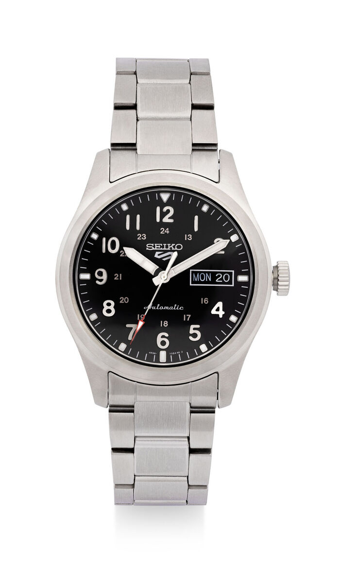 Roestvrijstalen automatisch herenhorloge van Seiko