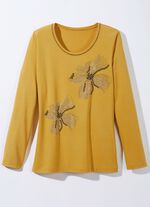 Shirt met flatlocknaad in 2 kleuren 