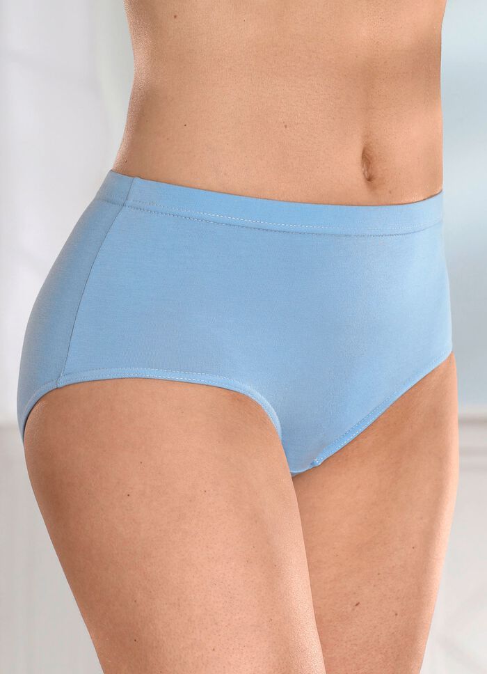 Set van vier slips met elastische band 