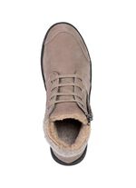 ELENA EDEN, gevoerde dameslaarzen, winterschoenen, breedte H, met uitneembaar voetbed TAUPE