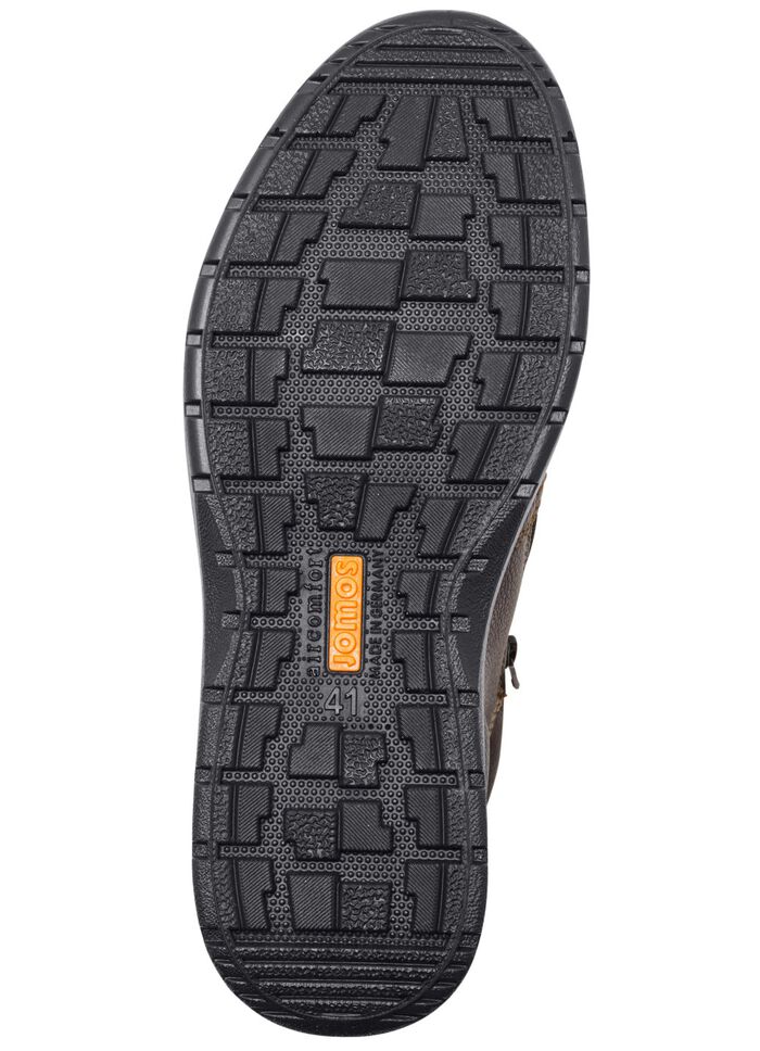 GINO GALANTE, ademende herenlaarzen, winterschoenen, met rits MOKKA